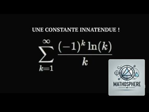UNE CONSTANTE INATTENDUE 🤔