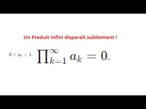Un Produit Infini disparaît subitement !